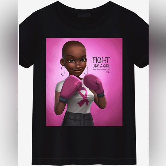 Fight like a girl t shirt - Picture 1 of 1